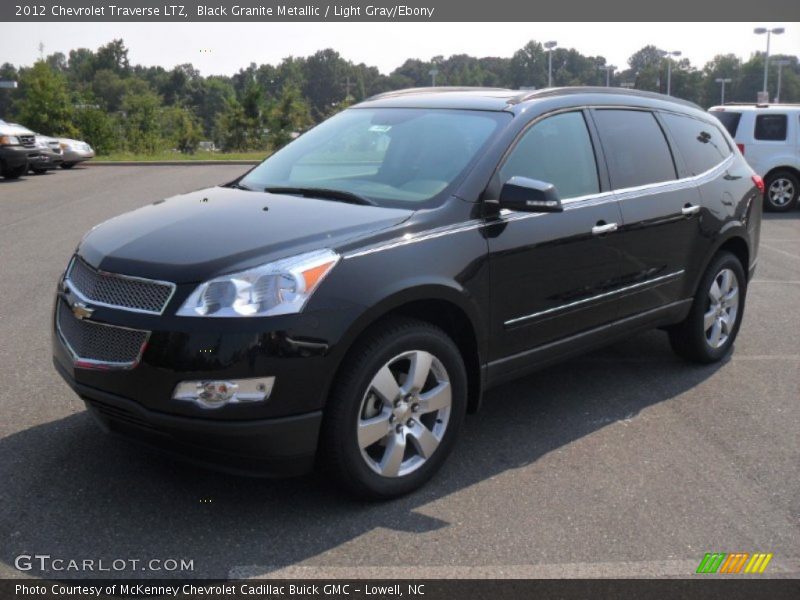 Black Granite Metallic / Light Gray/Ebony 2012 Chevrolet Traverse LTZ
