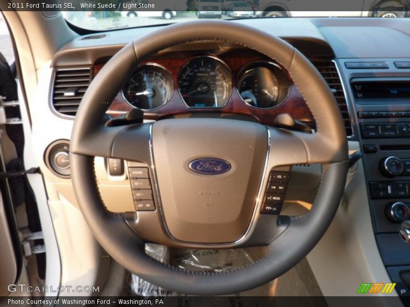 White Suede / Light Stone 2011 Ford Taurus SEL