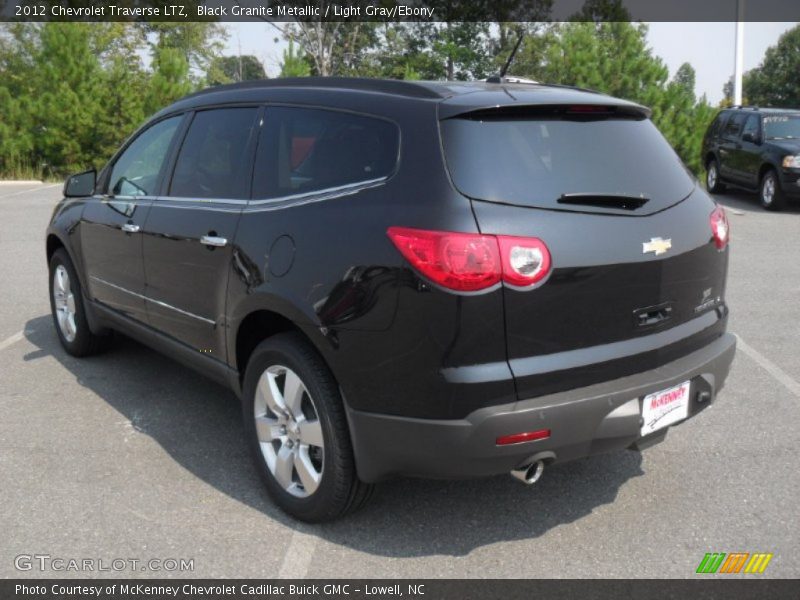 Black Granite Metallic / Light Gray/Ebony 2012 Chevrolet Traverse LTZ