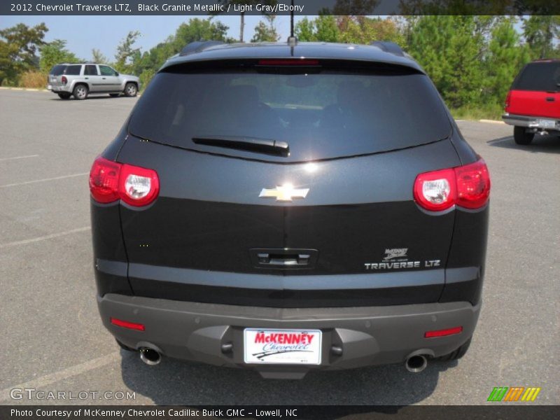 Black Granite Metallic / Light Gray/Ebony 2012 Chevrolet Traverse LTZ