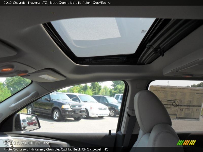 Black Granite Metallic / Light Gray/Ebony 2012 Chevrolet Traverse LTZ