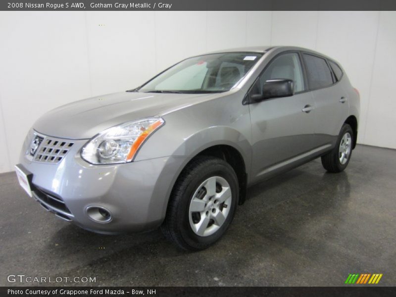 Gotham Gray Metallic / Gray 2008 Nissan Rogue S AWD