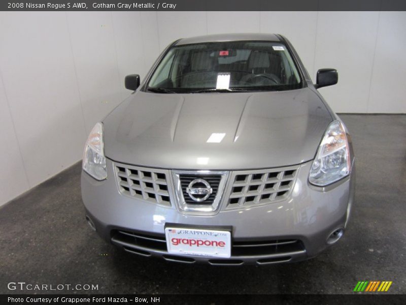 Gotham Gray Metallic / Gray 2008 Nissan Rogue S AWD