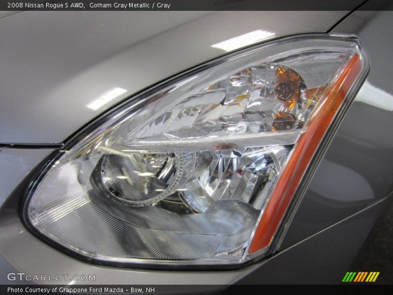 Gotham Gray Metallic / Gray 2008 Nissan Rogue S AWD