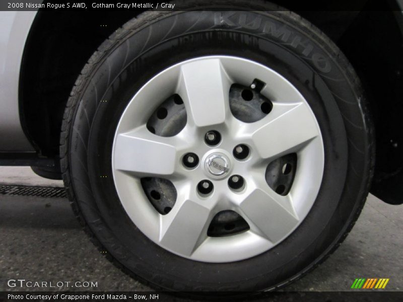 Gotham Gray Metallic / Gray 2008 Nissan Rogue S AWD