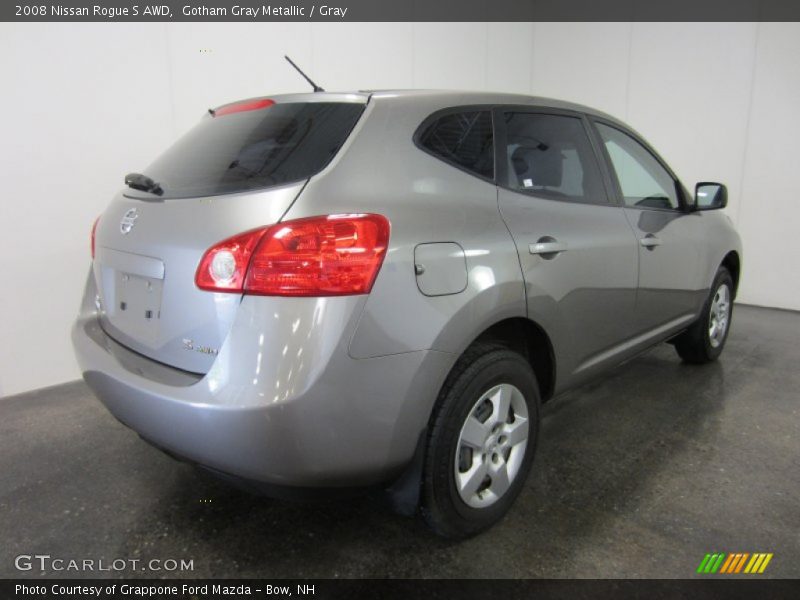 Gotham Gray Metallic / Gray 2008 Nissan Rogue S AWD