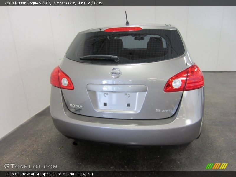 Gotham Gray Metallic / Gray 2008 Nissan Rogue S AWD