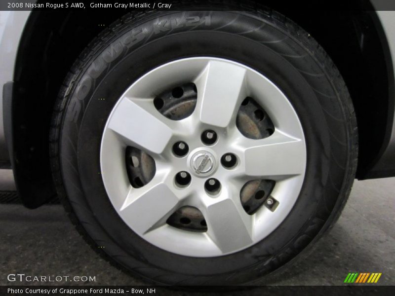 Gotham Gray Metallic / Gray 2008 Nissan Rogue S AWD