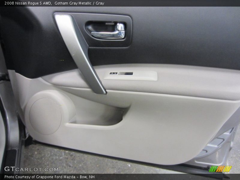 Gotham Gray Metallic / Gray 2008 Nissan Rogue S AWD