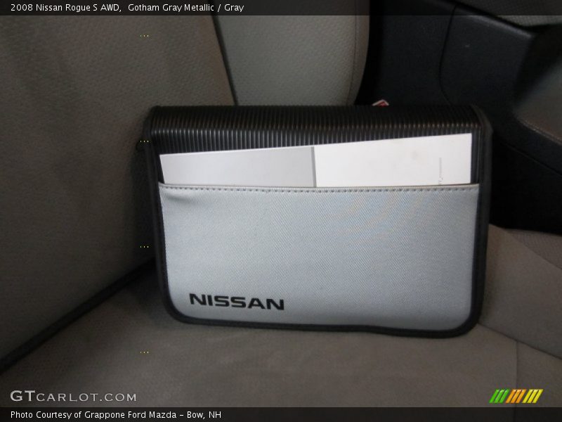 Gotham Gray Metallic / Gray 2008 Nissan Rogue S AWD