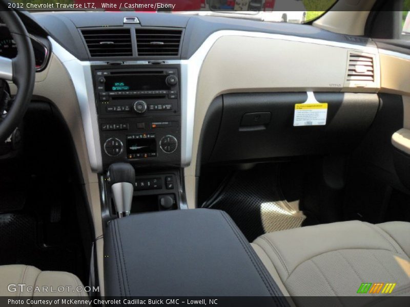 White / Cashmere/Ebony 2012 Chevrolet Traverse LTZ