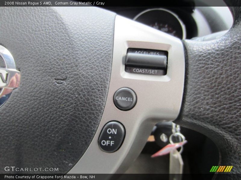 Gotham Gray Metallic / Gray 2008 Nissan Rogue S AWD