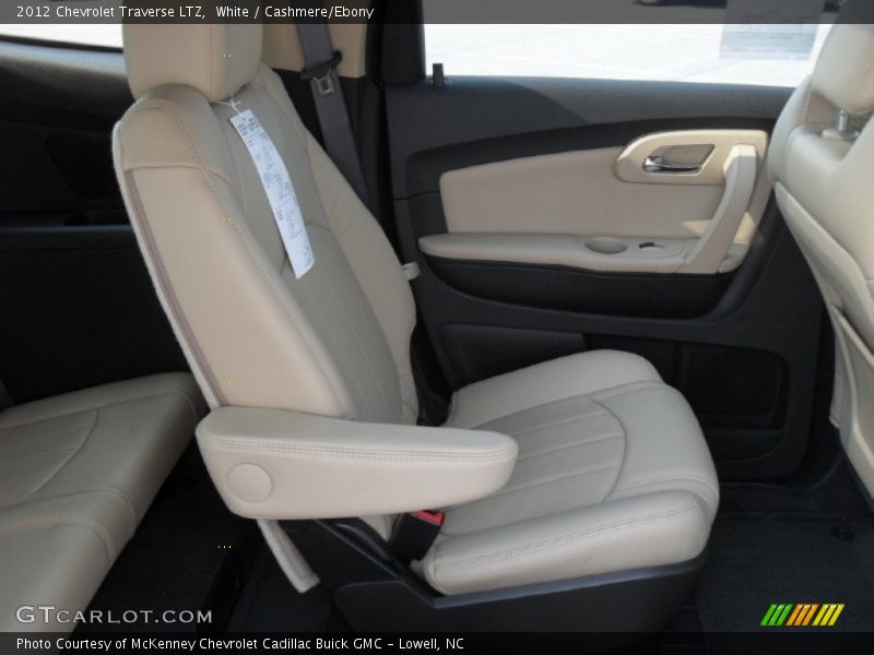 White / Cashmere/Ebony 2012 Chevrolet Traverse LTZ