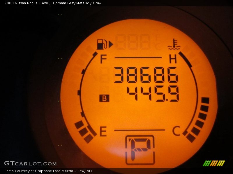 Gotham Gray Metallic / Gray 2008 Nissan Rogue S AWD