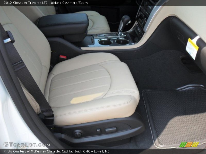 White / Cashmere/Ebony 2012 Chevrolet Traverse LTZ