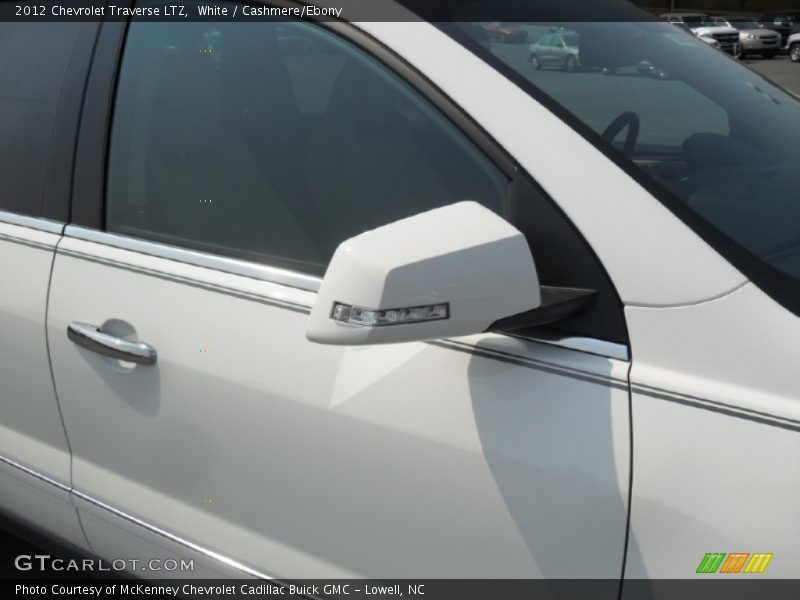 White / Cashmere/Ebony 2012 Chevrolet Traverse LTZ