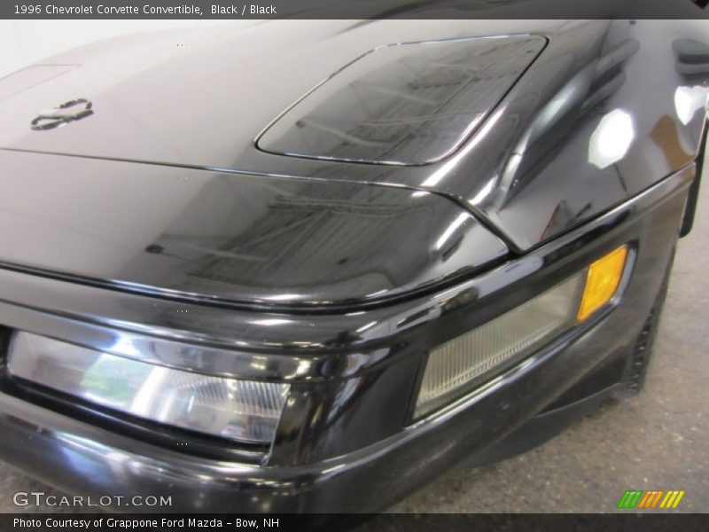 Black / Black 1996 Chevrolet Corvette Convertible
