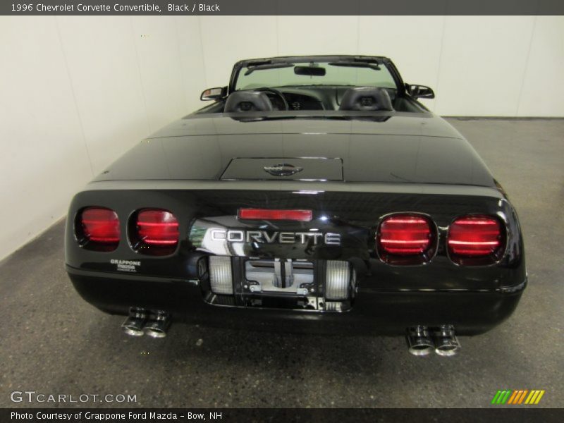 Black / Black 1996 Chevrolet Corvette Convertible