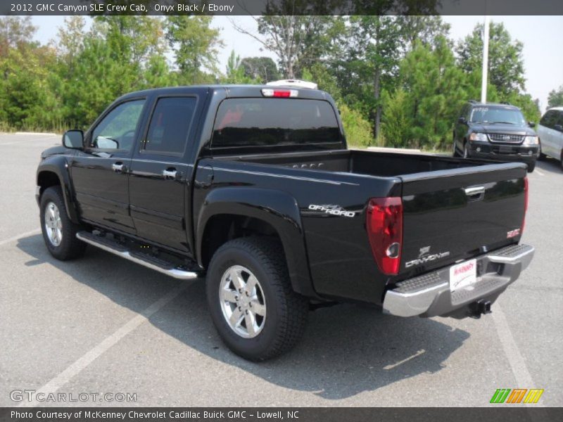 Onyx Black / Ebony 2012 GMC Canyon SLE Crew Cab