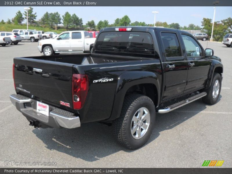 Onyx Black / Ebony 2012 GMC Canyon SLE Crew Cab