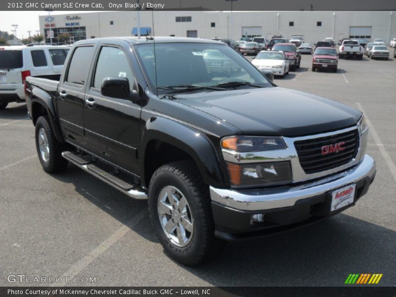 Onyx Black / Ebony 2012 GMC Canyon SLE Crew Cab