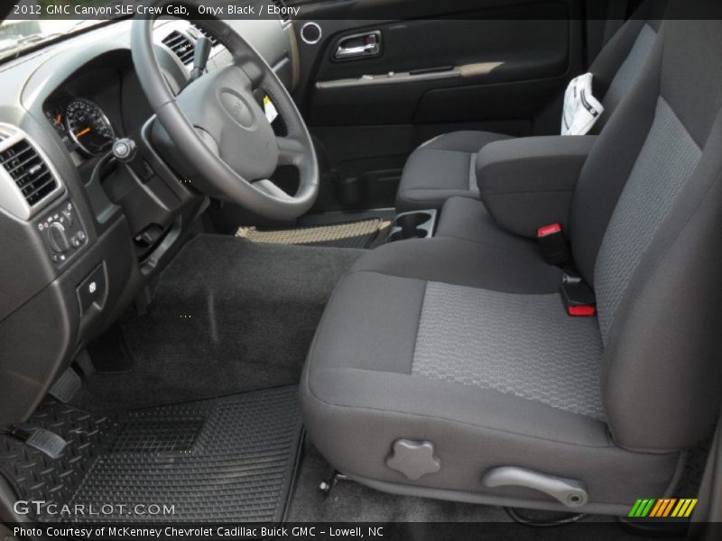 Onyx Black / Ebony 2012 GMC Canyon SLE Crew Cab