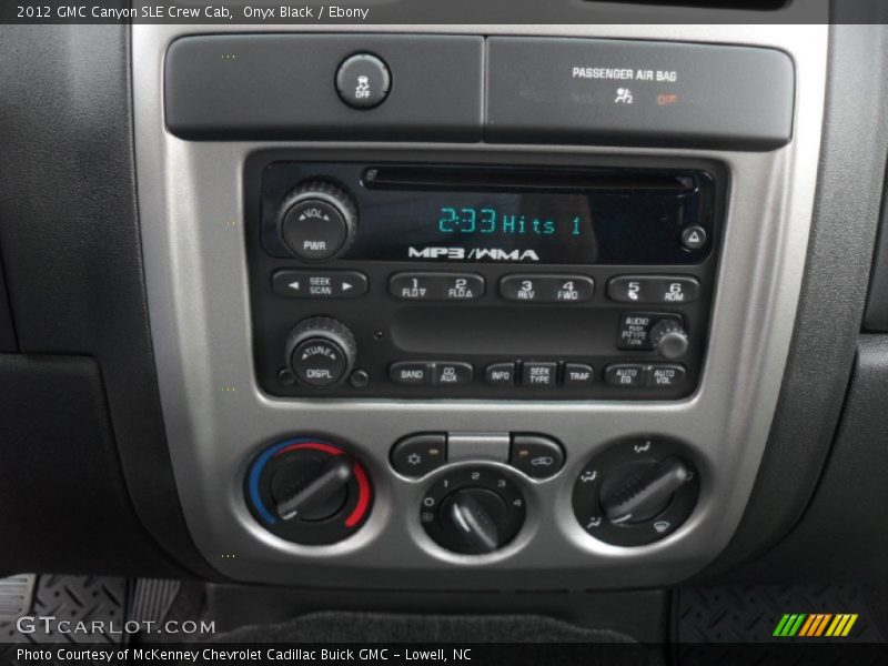 Onyx Black / Ebony 2012 GMC Canyon SLE Crew Cab