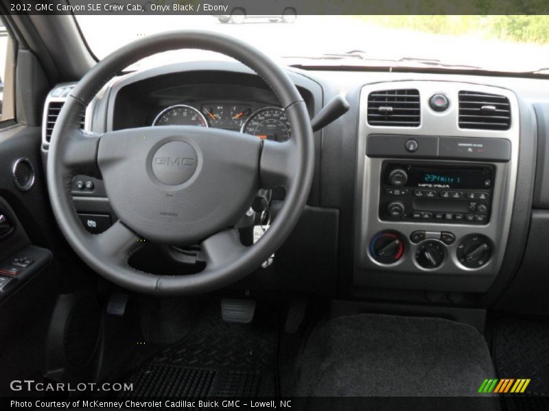 Onyx Black / Ebony 2012 GMC Canyon SLE Crew Cab
