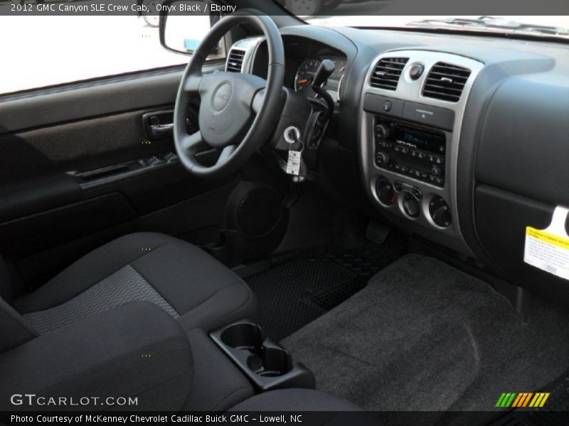 Onyx Black / Ebony 2012 GMC Canyon SLE Crew Cab