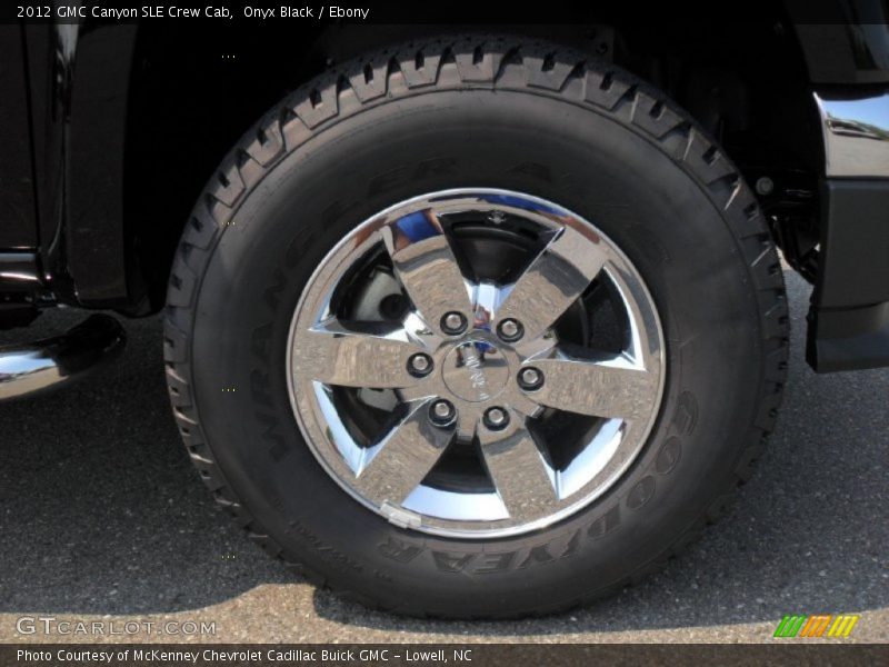 Onyx Black / Ebony 2012 GMC Canyon SLE Crew Cab