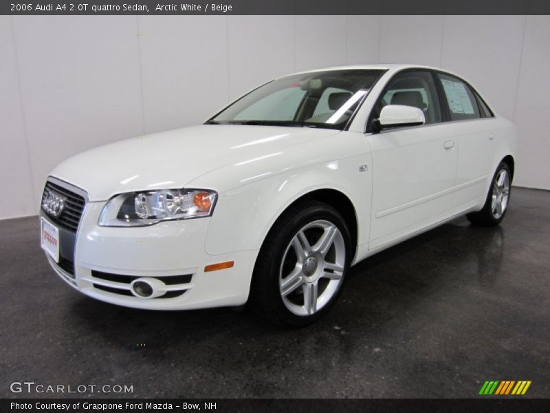Arctic White / Beige 2006 Audi A4 2.0T quattro Sedan