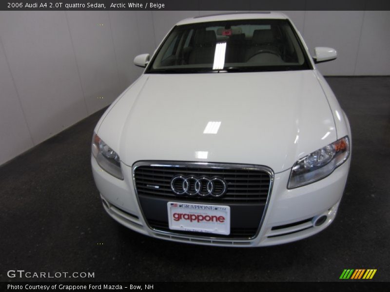 Arctic White / Beige 2006 Audi A4 2.0T quattro Sedan