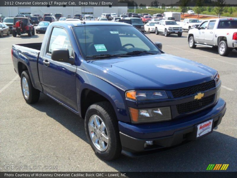 Deep Navy / Ebony 2012 Chevrolet Colorado LT Regular Cab
