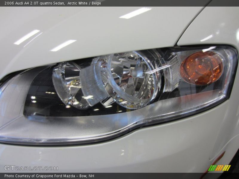 Arctic White / Beige 2006 Audi A4 2.0T quattro Sedan