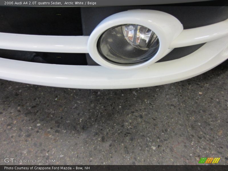 Arctic White / Beige 2006 Audi A4 2.0T quattro Sedan