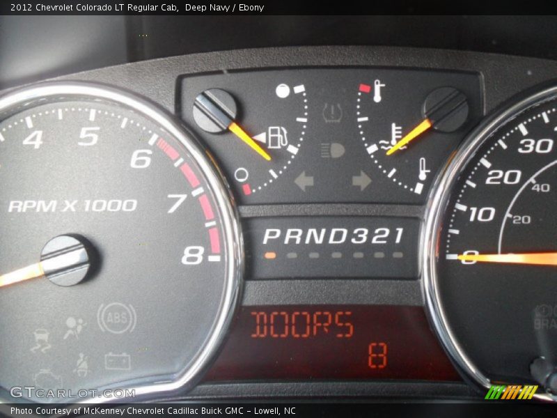 Deep Navy / Ebony 2012 Chevrolet Colorado LT Regular Cab