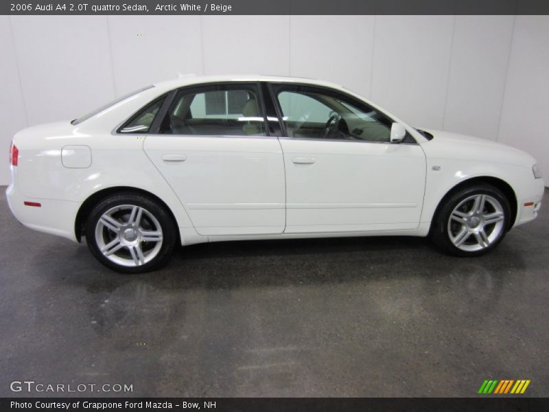 Arctic White / Beige 2006 Audi A4 2.0T quattro Sedan