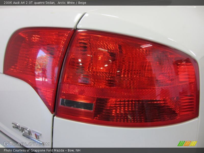 Arctic White / Beige 2006 Audi A4 2.0T quattro Sedan