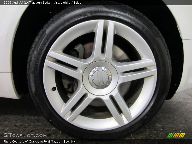 Arctic White / Beige 2006 Audi A4 2.0T quattro Sedan