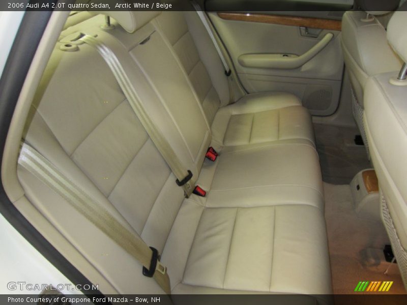 Arctic White / Beige 2006 Audi A4 2.0T quattro Sedan