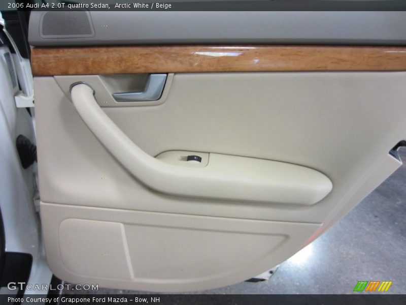 Arctic White / Beige 2006 Audi A4 2.0T quattro Sedan