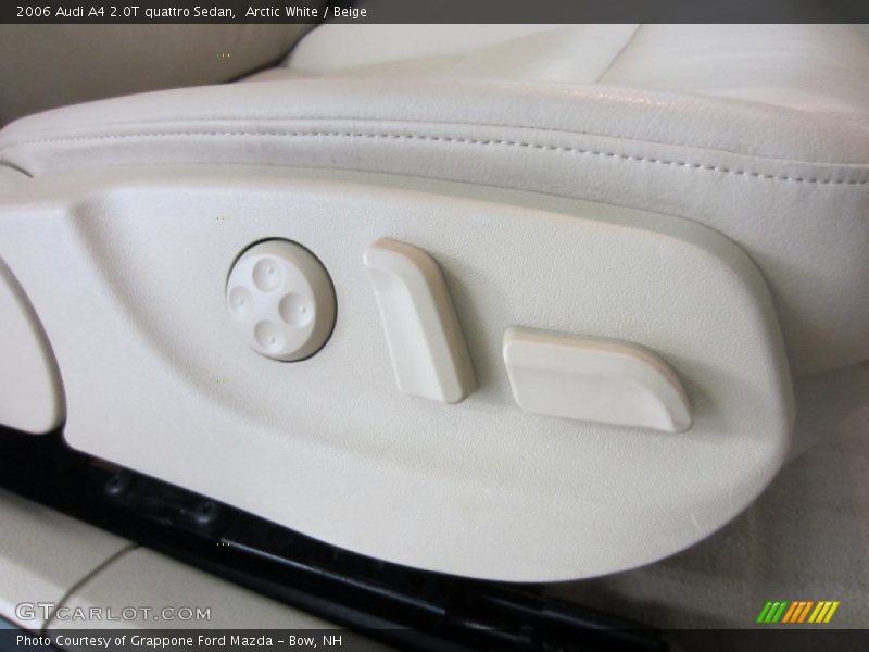 Arctic White / Beige 2006 Audi A4 2.0T quattro Sedan