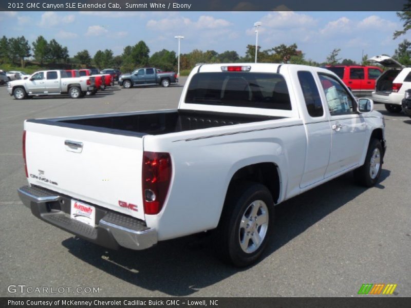 Summit White / Ebony 2012 GMC Canyon SLE Extended Cab