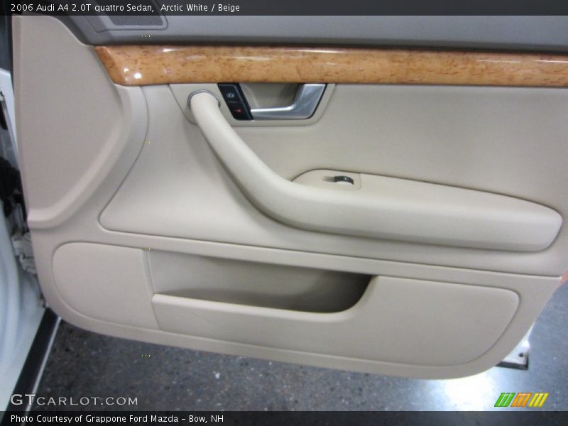 Arctic White / Beige 2006 Audi A4 2.0T quattro Sedan