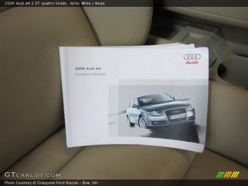 Arctic White / Beige 2006 Audi A4 2.0T quattro Sedan