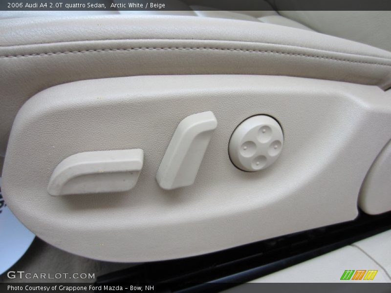 Arctic White / Beige 2006 Audi A4 2.0T quattro Sedan