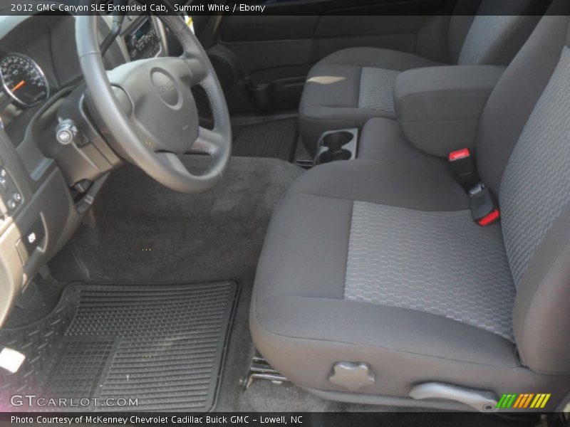 Summit White / Ebony 2012 GMC Canyon SLE Extended Cab