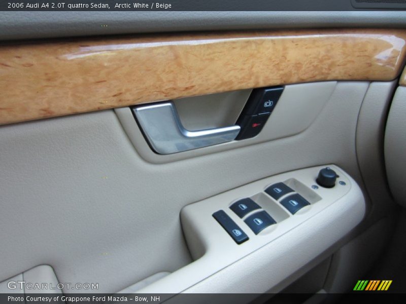 Arctic White / Beige 2006 Audi A4 2.0T quattro Sedan