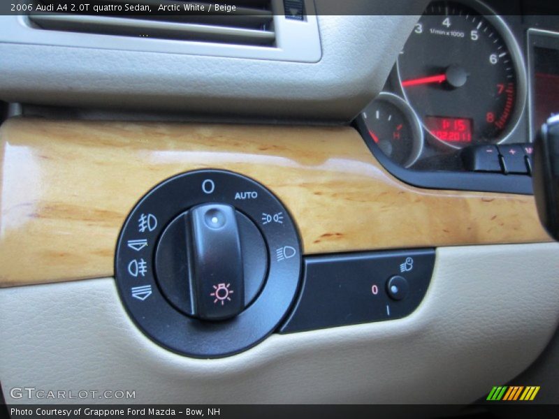 Arctic White / Beige 2006 Audi A4 2.0T quattro Sedan