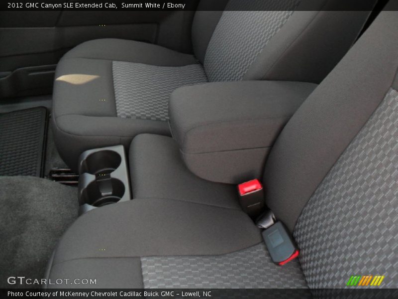 Summit White / Ebony 2012 GMC Canyon SLE Extended Cab